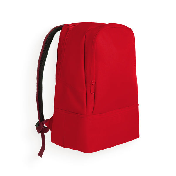 Roly Falco unisex backpack in black, alternative view, ready for logo printing or embroidery