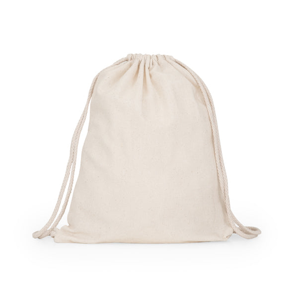 Stamina Mirlo all-purpose cotton drawstring bag, ready for logo printing