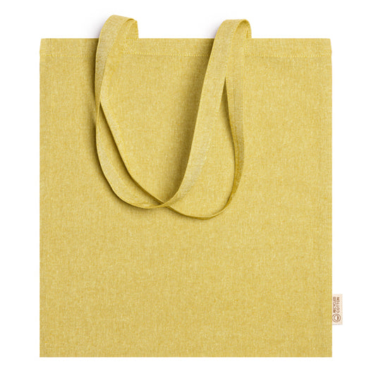 Stamina Rivoli recycled cotton tote bag in yellow, ready for logo printing