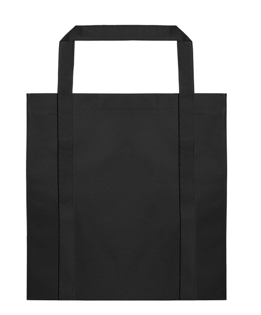 Stamina Barnet non-woven shopping bag in black, ready for logo printing