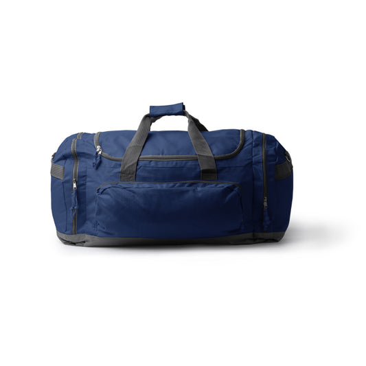 Stamina Novak 600D polyester tote bag in navy blue, ready for logo printing