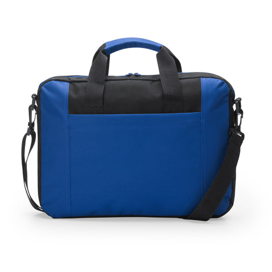Stamina Lora 600D polyester laptop bag in royal blue, ready for logo printing