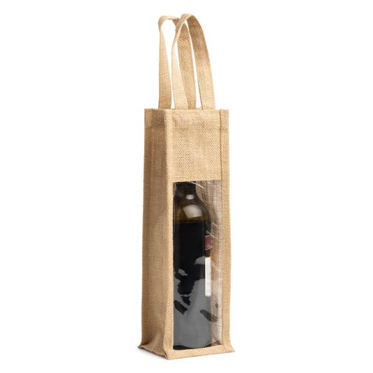 Stamina Nimba laminated jute tote bag, ready for logo printing