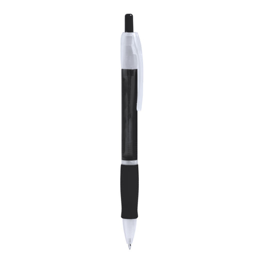 Stamina Ontario push ball pen in black, ready for logo printing