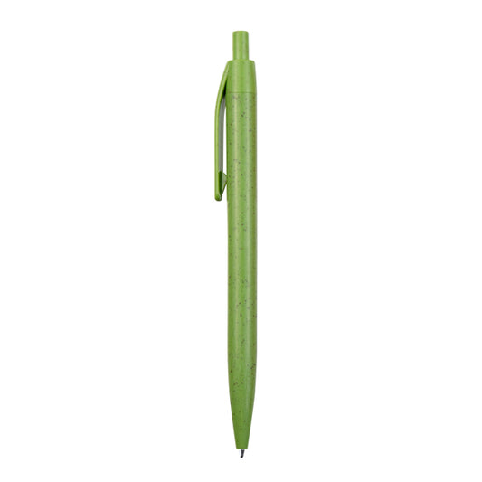 Stamina Kamut wheat fibre and ABS pen in oasis green, ready for logo printing