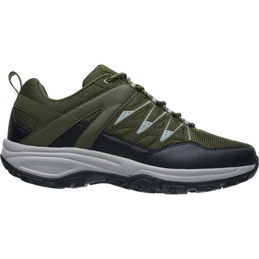 Roly WRK Megos unisex work trainers in army green, ready for logo printing or embroidery