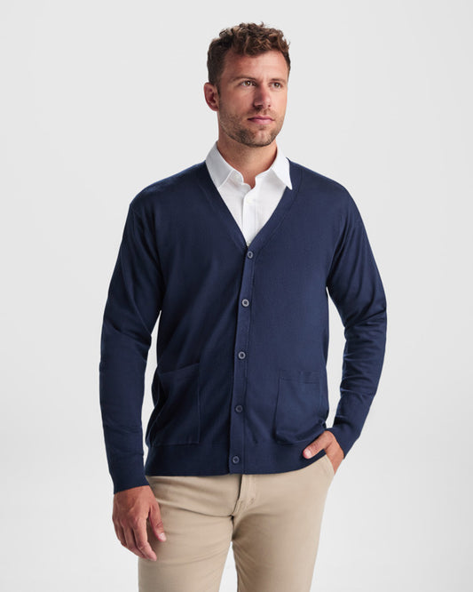 Roly WRK Explorer unisex jacket in navy blue, alternative view, ready for logo printing or embroidery