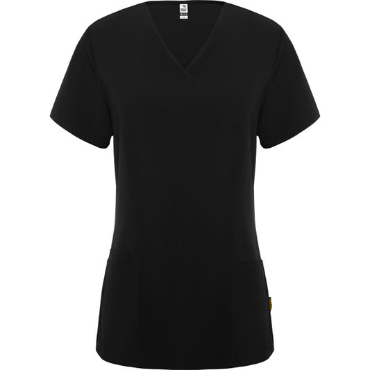 Roly WRK Ferox Woman women's T-shirt in black, ready for logo printing or embroidery