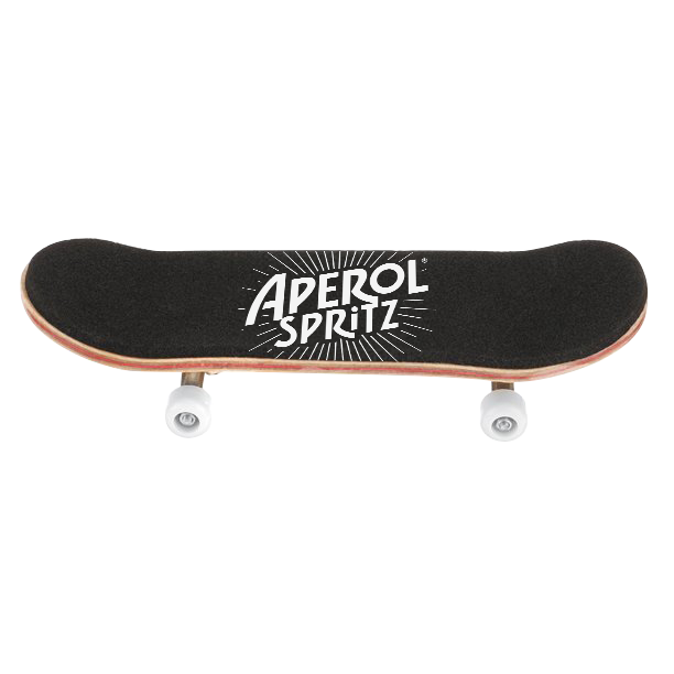 Finger skateboard with a full-colour printed deck