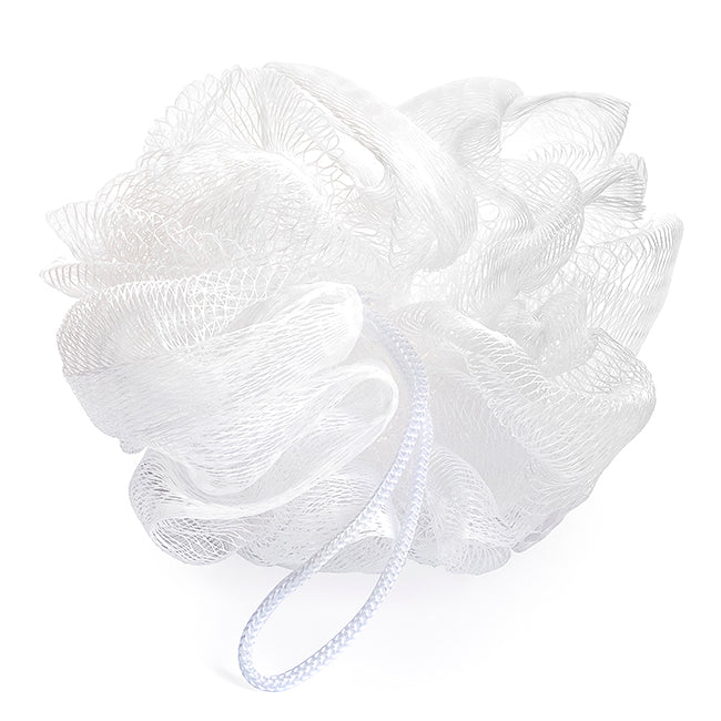 White rPET Body Sponge (20g) branded personal care item in white printed with your company logo