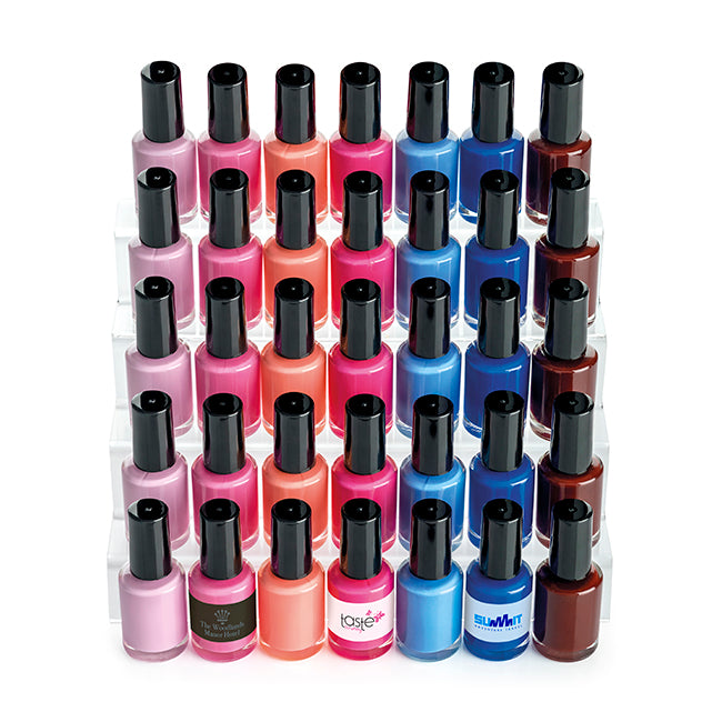 Nail Polish in a Bottle, 10ml branded beauty item in black, blue, brown, green, orange, pink, purple, red, white, yellow