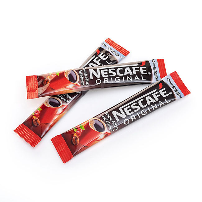 Nescafe Coffee Sachet branded personal care item in n/a printed with your company logo
