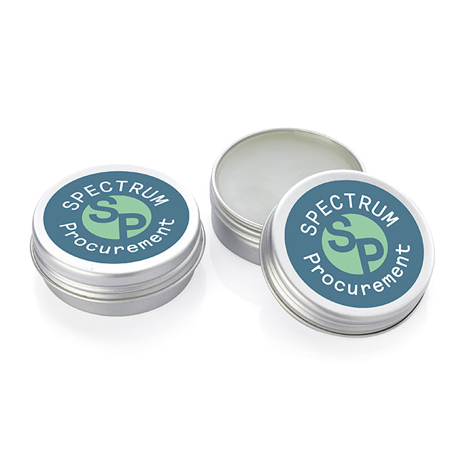 Pure Petroleum Jelly in a Tin (10ml) branded home accessory in clear/silver printed with your company logo