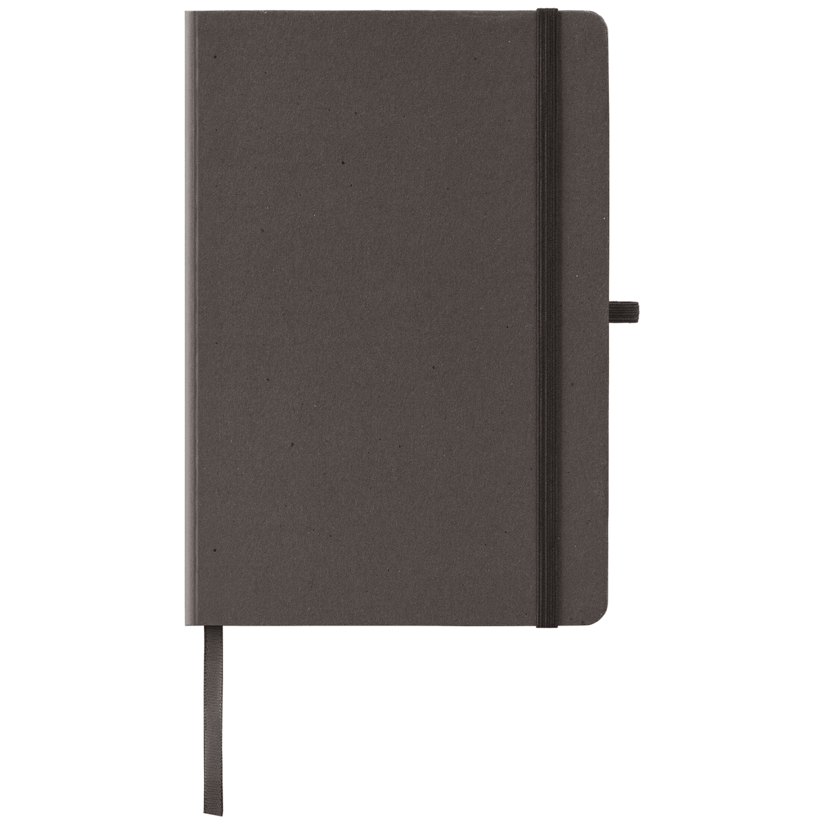 Terra Recycled Milk Carton Hard Cover Notebook promotional notebook in black printed with your company logo
