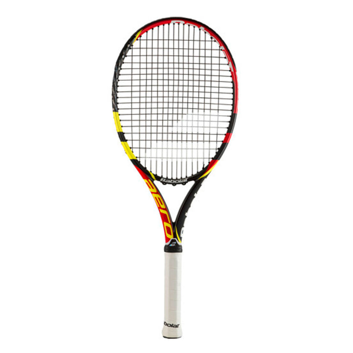 Carbon tennis racket with full-colour frame graphics