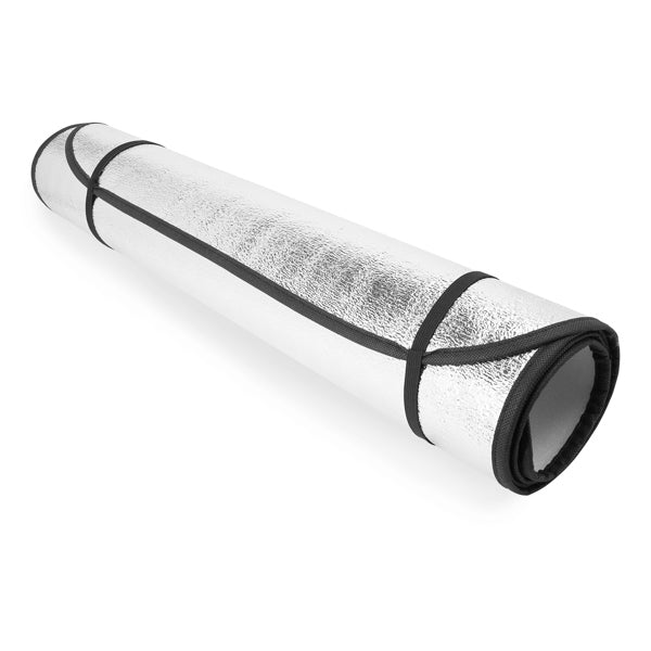 Stamina Akala rectangular car sun shield in black, ready for logo printing