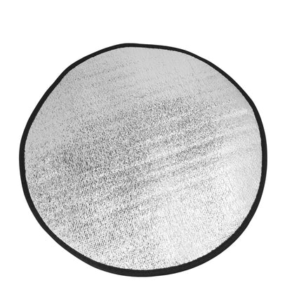 Stamina Bora white foam car sun shield, ready for logo printing