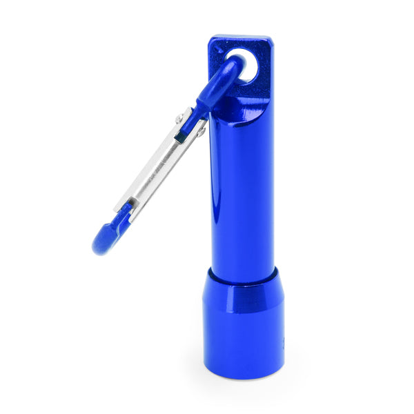 Stamina Hale aluminium torch in royal blue, ready for laser engraving