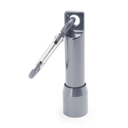 Stamina Hale aluminium torch in silver, ready for laser engraving