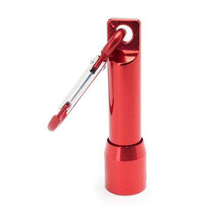 Stamina Hale aluminium torch in red, ready for laser engraving