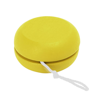 Stamina Rosko wood game in yellow, ready for logo printing