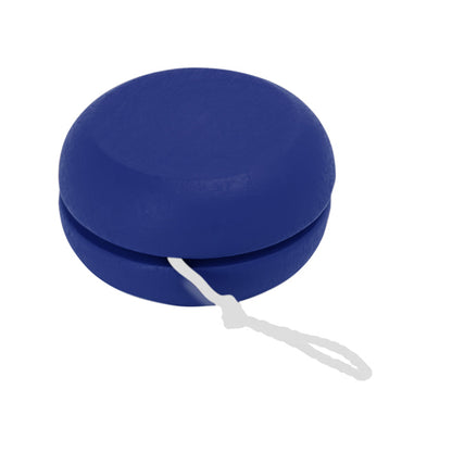 Stamina Rosko wood game in royal blue, ready for logo printing