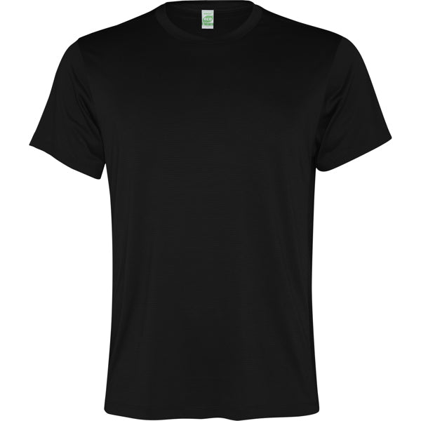 Roly Slam men's T-shirt in black, ready for logo printing or embroidery