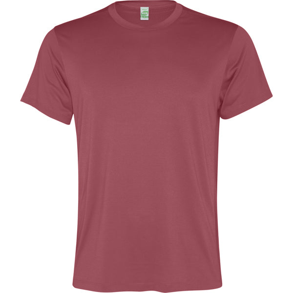 Roly Slam men's T-shirt in berry red, ready for logo printing or embroidery