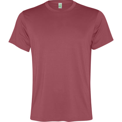 Roly Slam men's T-shirt in berry red, ready for logo printing or embroidery