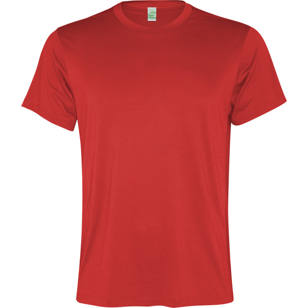 Roly Slam men's T-shirt in red, ready for logo printing or embroidery