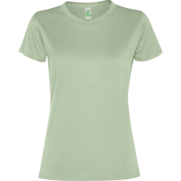 Roly Slam Woman women's T-shirt in mist green, ready for logo printing or embroidery