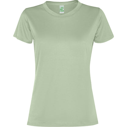 Roly Slam Woman women's T-shirt in mist green, ready for logo printing or embroidery