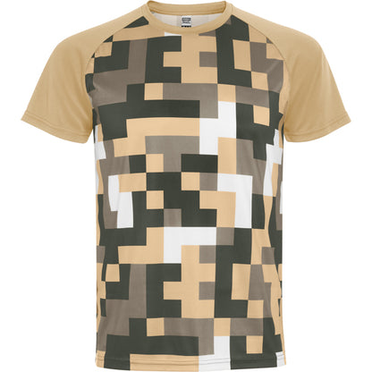 Roly Ventor unisex T-shirt in sand, ready for logo printing or embroidery