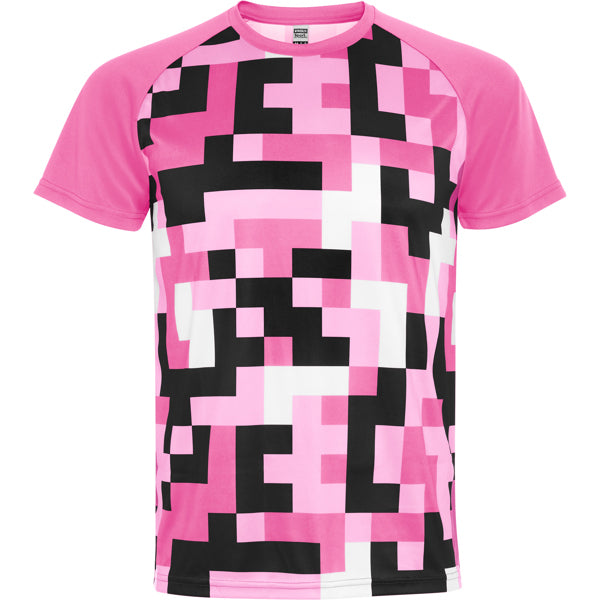 Roly Ventor unisex T-shirt in silk pink, ready for logo printing or embroidery
