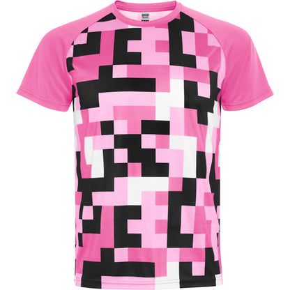 Roly Ventor unisex T-shirt in silk pink, ready for logo printing or embroidery