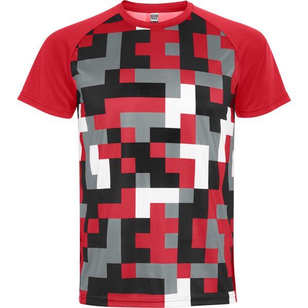 Roly Ventor unisex T-shirt in red, ready for logo printing or embroidery