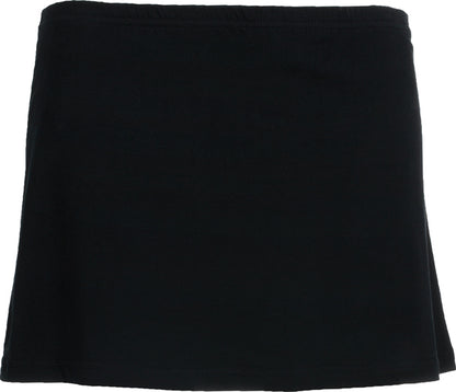 Roly Patty women's skirt in black, ready for logo printing or embroidery