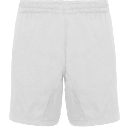 Roly Andy men's shorts in white, ready for logo printing or embroidery