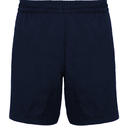 Roly Andy men's shorts in navy blue, ready for logo printing or embroidery