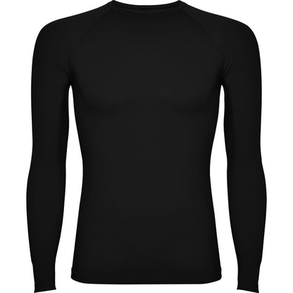 Roly Prime men's T-shirt in black, ready for logo printing or embroidery