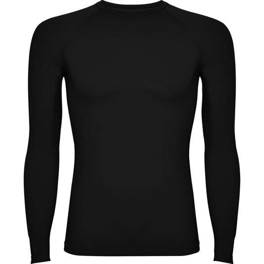 Roly Prime men's T-shirt in black, ready for logo printing or embroidery