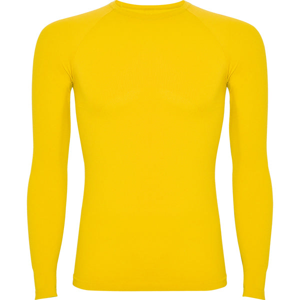 Roly Prime men's T-shirt in yellow, ready for logo printing or embroidery