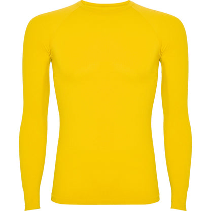 Roly Prime men's T-shirt in yellow, ready for logo printing or embroidery