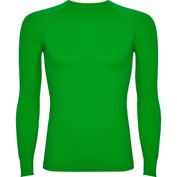 Roly Prime men's T-shirt in fern green, ready for logo printing or embroidery