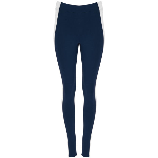 Roly Agia women's leggings in navy blue/white, ready for logo printing or embroidery