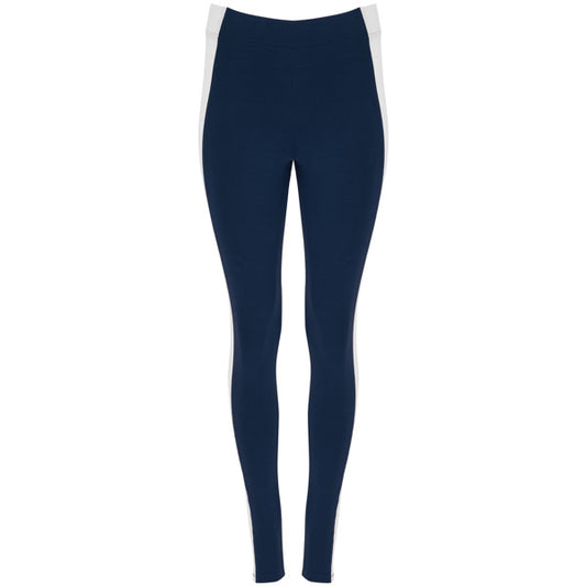 Roly Agia women's leggings in navy blue/white, ready for logo printing or embroidery