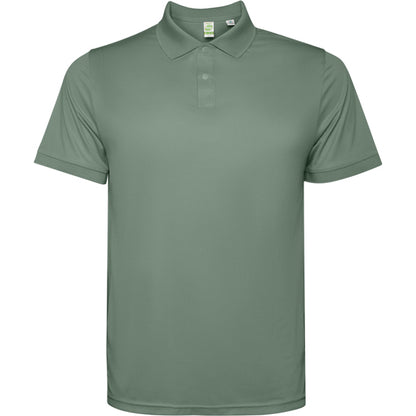 Roly Tormo men's polo shirt in laurel green, ready for logo printing or embroidery