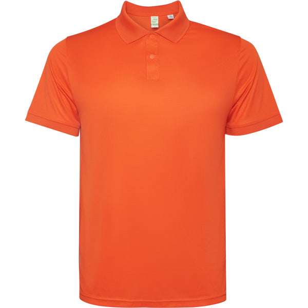 Roly Tormo men's polo shirt in fire orange, ready for logo printing or embroidery