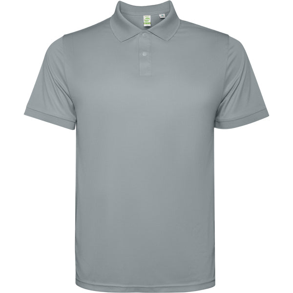 Roly Tormo men's polo shirt in grey, ready for logo printing or embroidery