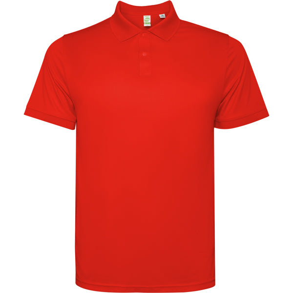 Roly Tormo men's polo shirt in red, ready for logo printing or embroidery